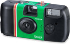 Fujifilm Quicksnap 27 exposure, FUJICOLOR 400 ISO speed film camera, with Built-in flash