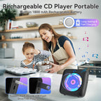 CD Player Portable: Kegaudio CD Players for Home with Speakers Bluetooth