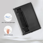 CoBak Clear Case for 6" Kindle 11th Generation 2024 and 2022 - Ultra-Slim Soft TPU Transparent Cover with Hand Strap, Lightweight & Durable Protection, Rose Gold