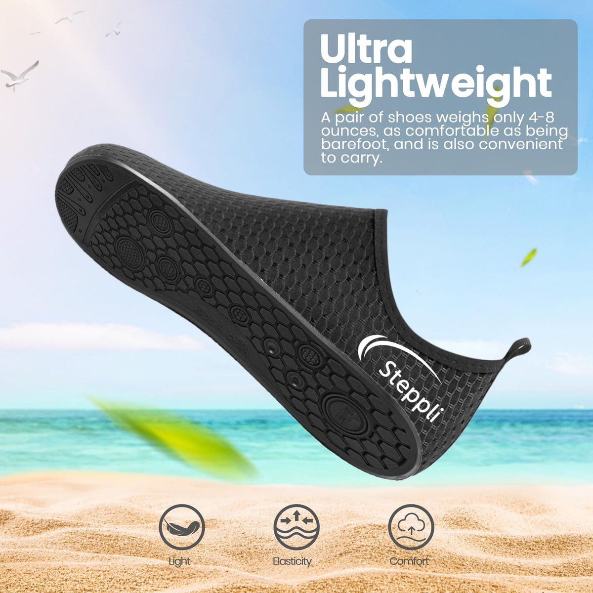 Steppli Water Shoes Swim Aqua Shoes for Men Women