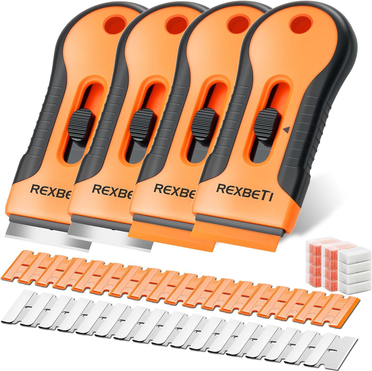 REXBETI Razor Blade Scraper Tool, Paint, Windows, Glass Stovetop Scraper