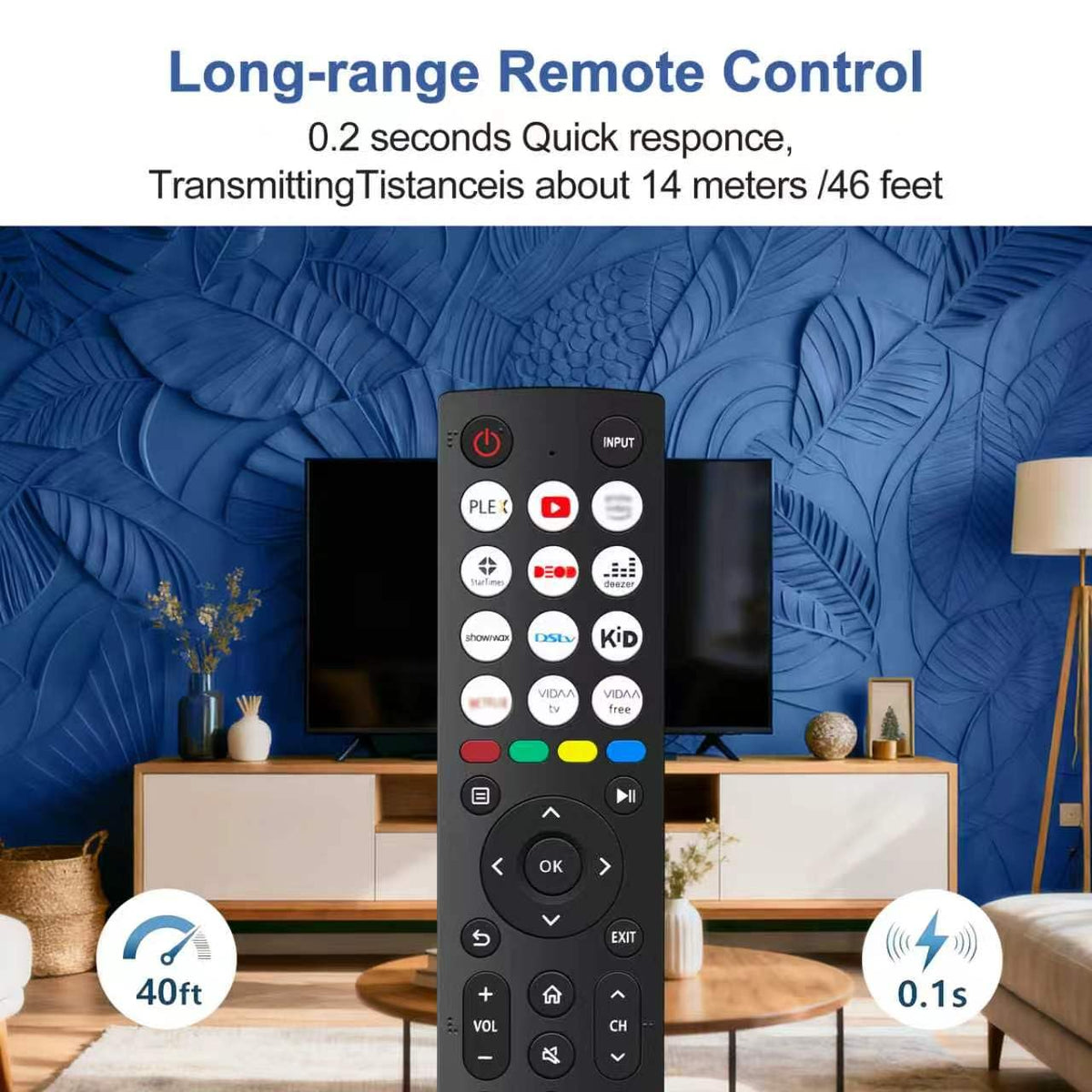 Replacement Voice Remote Control for Google Chromecast 4k Snow Streaming Media Player,Remote for Chromecast with Google TV HD/4K,Voice Remote Controls Replacement(Remote Control Only)