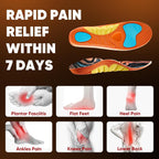 Footmaster Plantar Fasciitis Pain Relief Insoles,All-Day Comfort Orthotic Shoe Inserts with Arch Support,Shock Absorbing for Heel Pain and Flat Feet