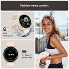 AcclaFit Smart Watch Answer/Make Call,1.38" Smart Watches for Women Men,Fitness Tracker Watch with Heart Rate/Sleep Monitor,120+ Sports,IP68 Waterproof Step Counter Watch Compatible with Android IOS