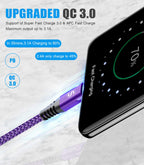 2-Pack 2m 60W USB C to USB C Charger Cable, PD Type C Super Fast Charging for iPhone 17 air 16 15 MacBook iPad Pro, Samsung Flip Fold 7 6 5 S26 S25 S24 S23 Ultra, Steam Deck, Nintendo Switch etc
