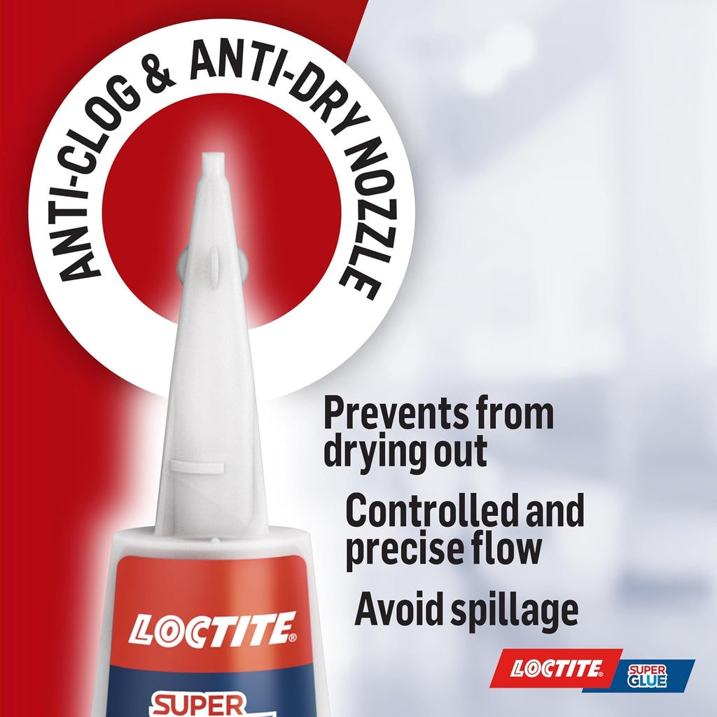 Loctite Precision Super Glue, Clear Fast-Setting Liquid Adhesive, 1 x 5 g