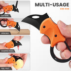 FUNBRO Small Pocket Knife, Cool Box Cutter with 1.34 Inch Sharp Blade