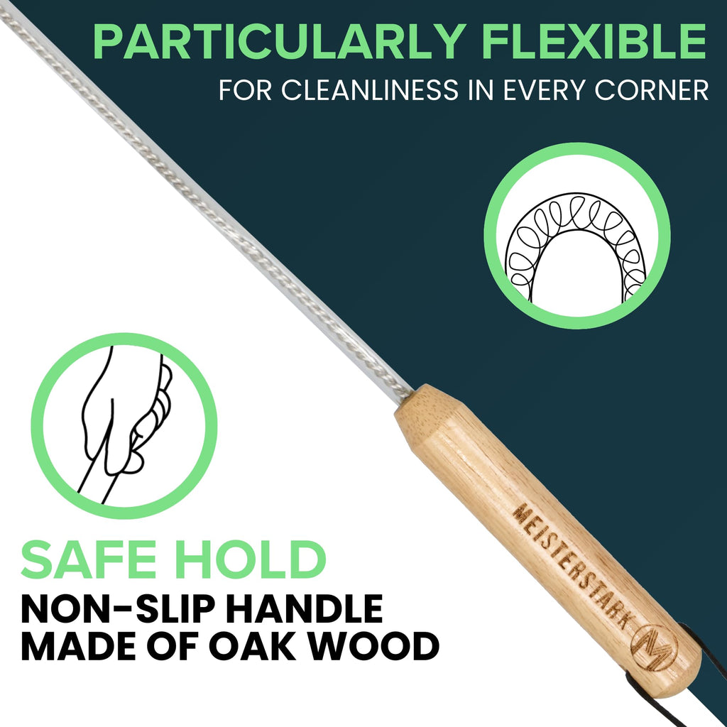 THE ORIGINAL Radiator Cleaner Brush 115cmI Long Radiator Brush for Cleaning
