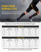 CAMBIVO Compression Socks for Women & Men 2 Pairs, Travel Flight Socks