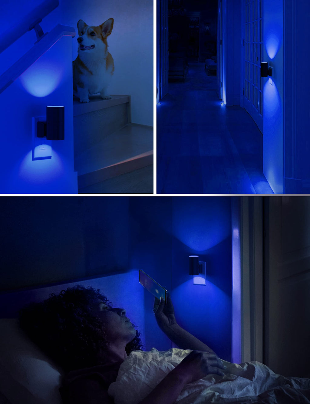 L LOHAS LED Night Light Plug in, Night Lights Plug into Wall, Soft White