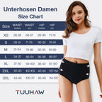 Underwear Women High Waisted Knickers for Women 5 Pack Full Briefs