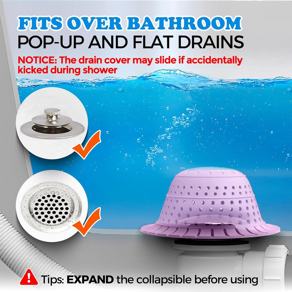 zaa Shower Drain Hair Catcher Bathtub Drain Strainer Sink Drain Protector