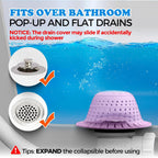 zaa Shower Drain Hair Catcher Bathtub Drain Strainer Sink Drain Protector