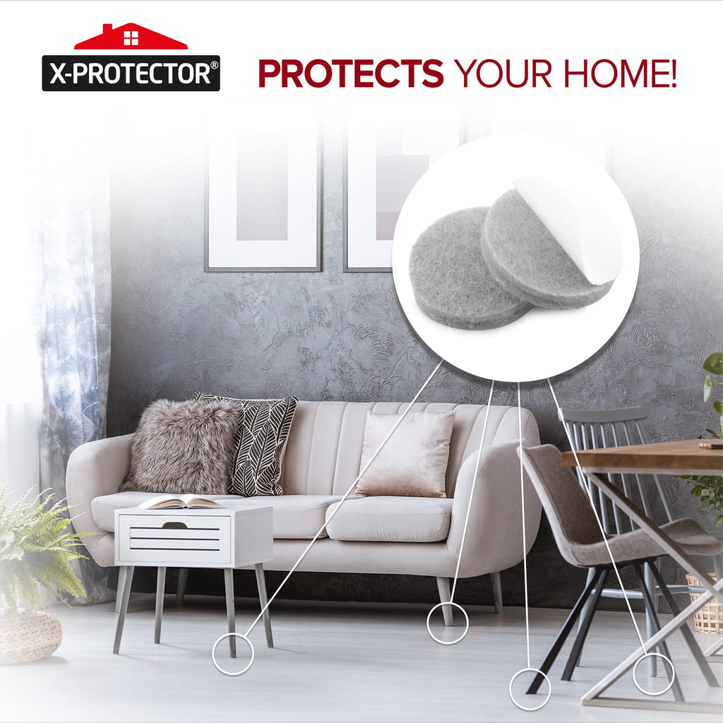 Felt Furniture Pads X-PROTECTOR 133 PCS Premium Furniture Pads - Felt Pads