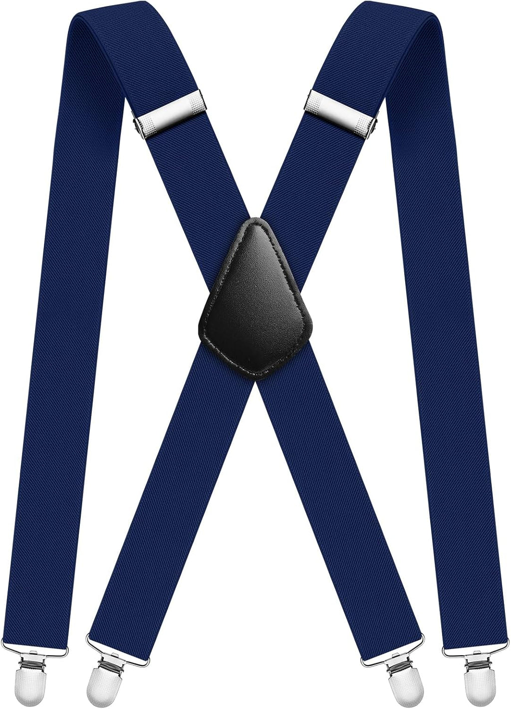 Aomig Mens Braces, Mens Suspenders with Strong Metal Clips, 3.5cm Wide Heavy Duty Suspenders for Men Women Business Wedding Casual