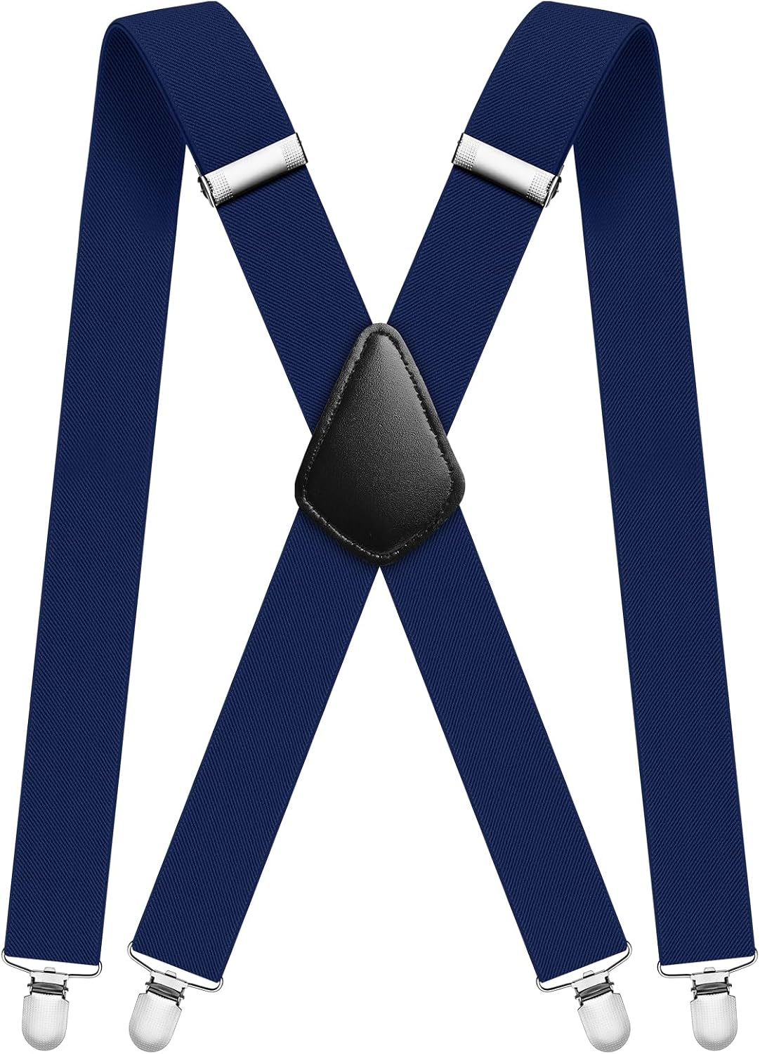 Aomig Mens Braces, Mens Suspenders with Strong Metal Clips, 3.5cm Wide Heavy Duty Suspenders for Men Women Business Wedding Casual