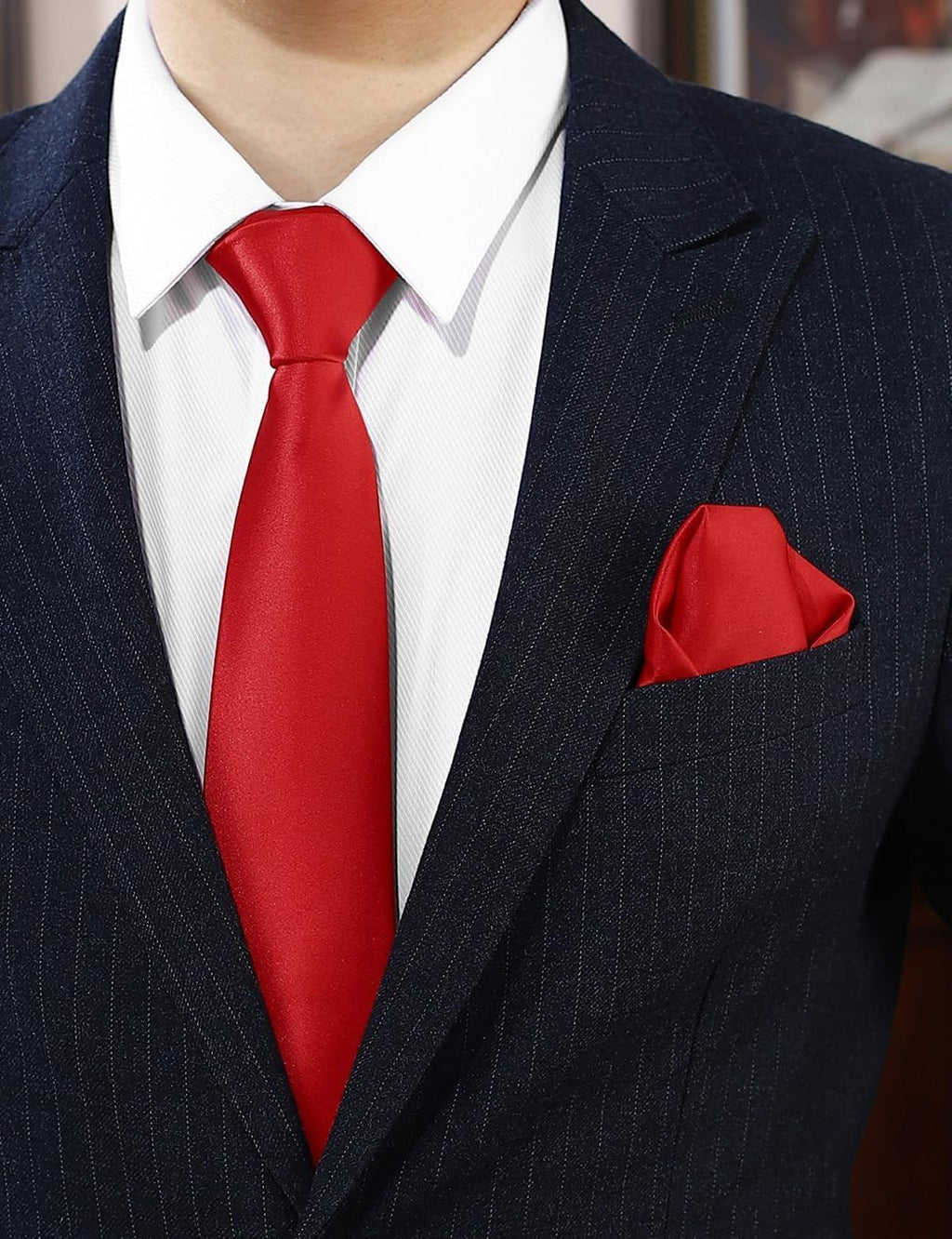 yenlk Men's Classic Necktie, Formal Tie for Weddings, Business and Prom