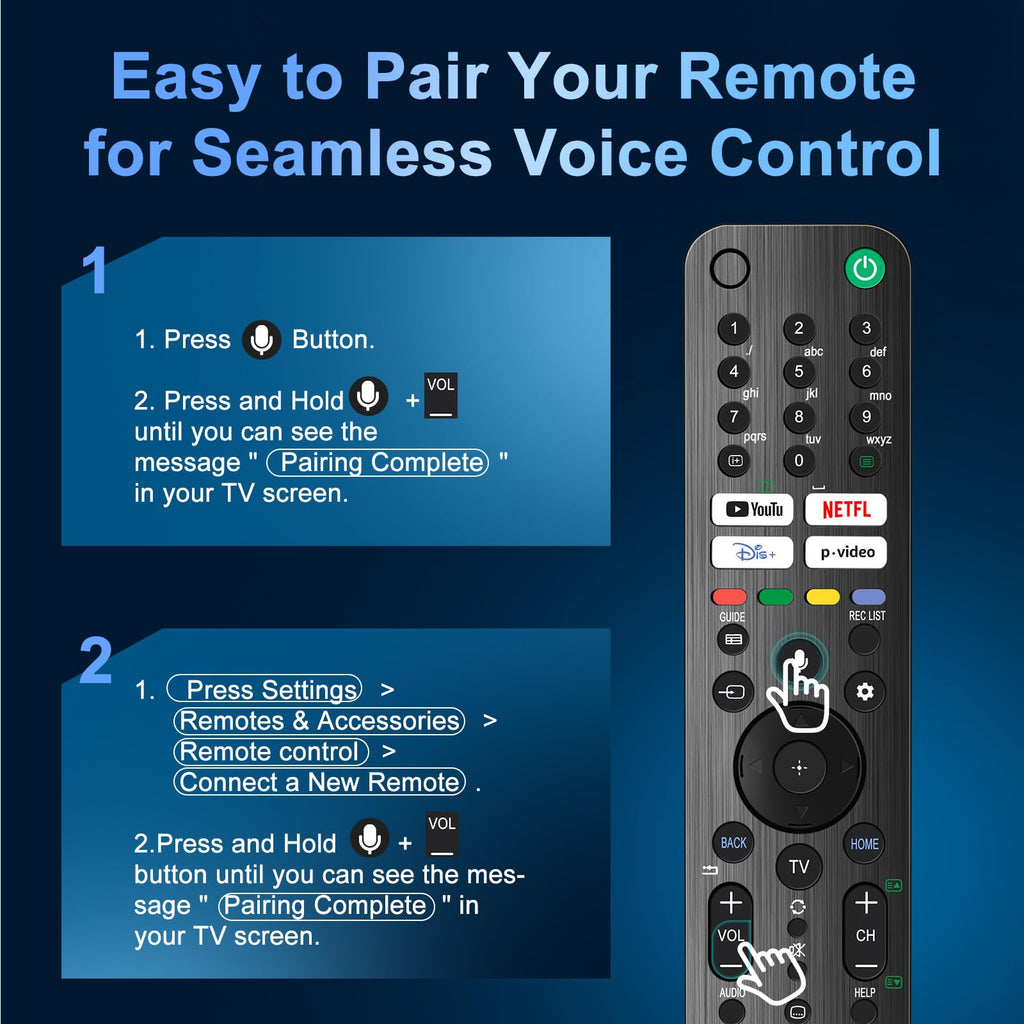 Replacement TCL TV Remote Control RC802N for TCL Android & LCD LED 4K Smart TVs: 32DS520, 40S6000FS, 49S6000FS, 49DP600, F43S5916, 50DP600, H32S5916, U49P6016, U55P6006 – No Setup Required