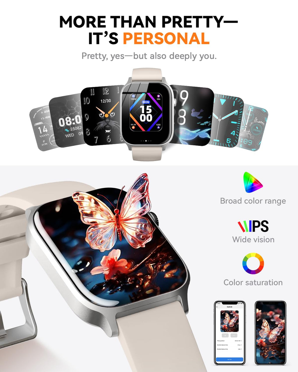 Smart Watch for Men Women- Answer/Make Call, 2026 IP68 Waterproof Fitness Tracker Watch with Sleep Step Counter Activity Smartwatch for Samsung Android iPhone iOS (Deep Burgundy, 1.83)