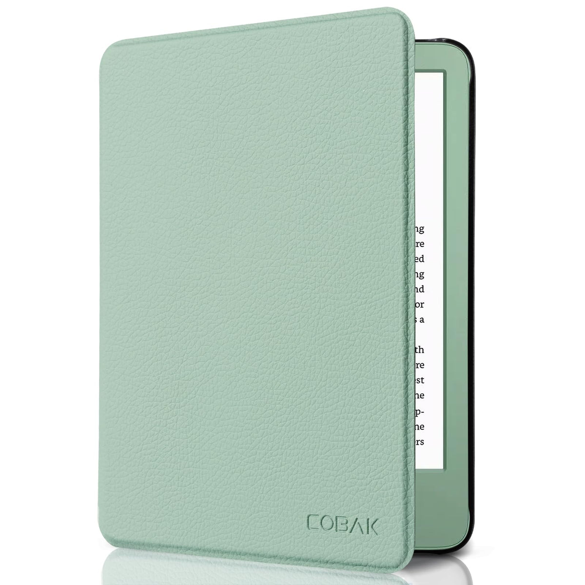 CoBak Case for 6" Kindle 11th Generation 2024 and 2022, Premium PU Leather Smart Cover with Auto Sleep/Wake for Kindle, Black