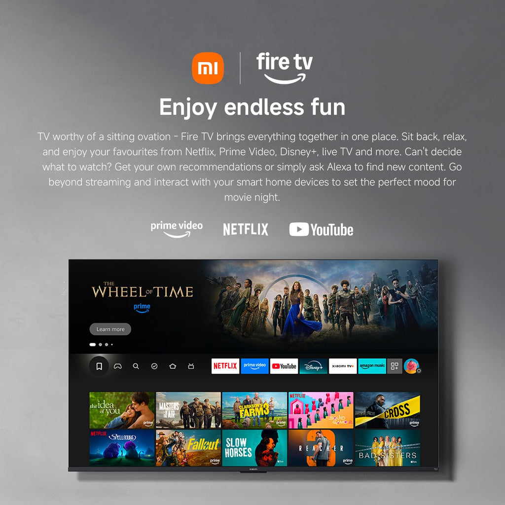 XIAOMI TV F 43 2026, 43 Inch (109 cm), 4K UHD, Smart TV, Fire TV, HDR10
