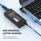 65W Laptop Charger Compatible with Microsoft Surface Pro Laptop Book Go