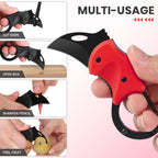 FUNBRO Small Pocket Knife, Cool Box Cutter with 1.34 Inch Sharp Blade