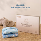 Next to Me Crib Sheets 83x50 cm Fitted 2 Pack Bedside Crib Sheets