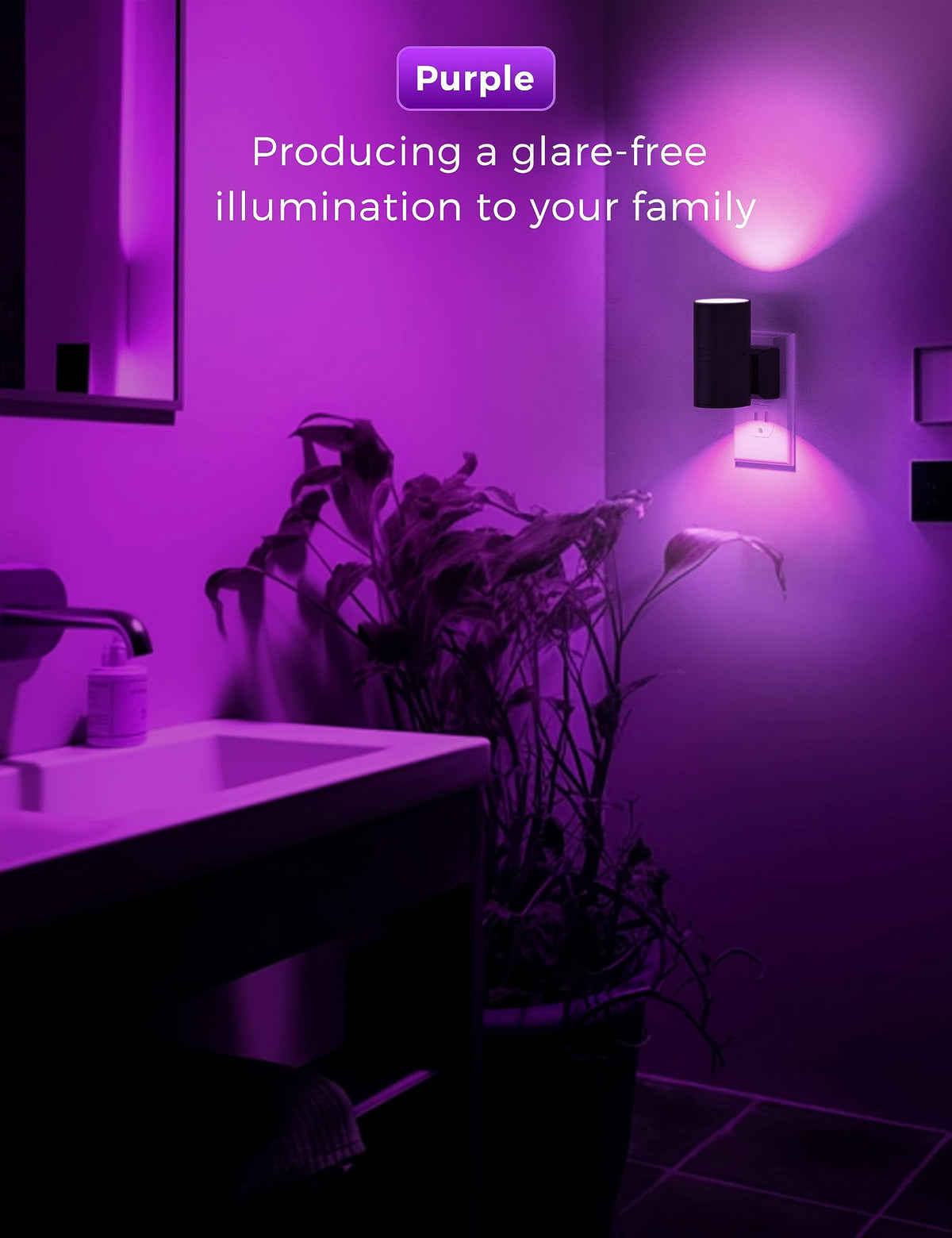 L LOHAS LED Night Light Plug in, Night Lights Plug into Wall, Soft White