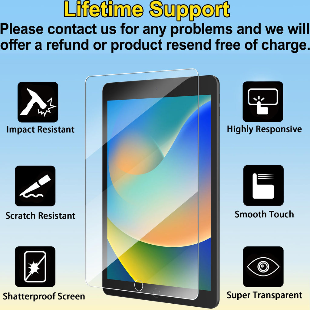 4youquality 2-Pack for iPad (A16) 11th & 10th Generation Screen Protector