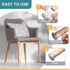 Ansible 24 Pcs Chair Leg Floor Protectors Round