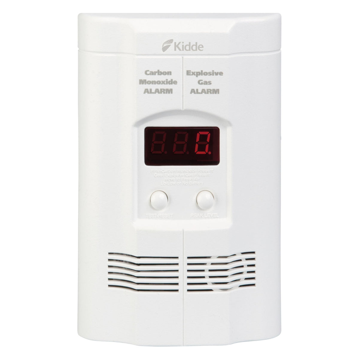 Kidde Carbon Monoxide & Explosive Gas Alarm, Plug-in & AA Battery, COPDLG
