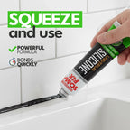Brown Silicone Sealant, Waterproof & Flexible Sealant and Adhesive - 280ml