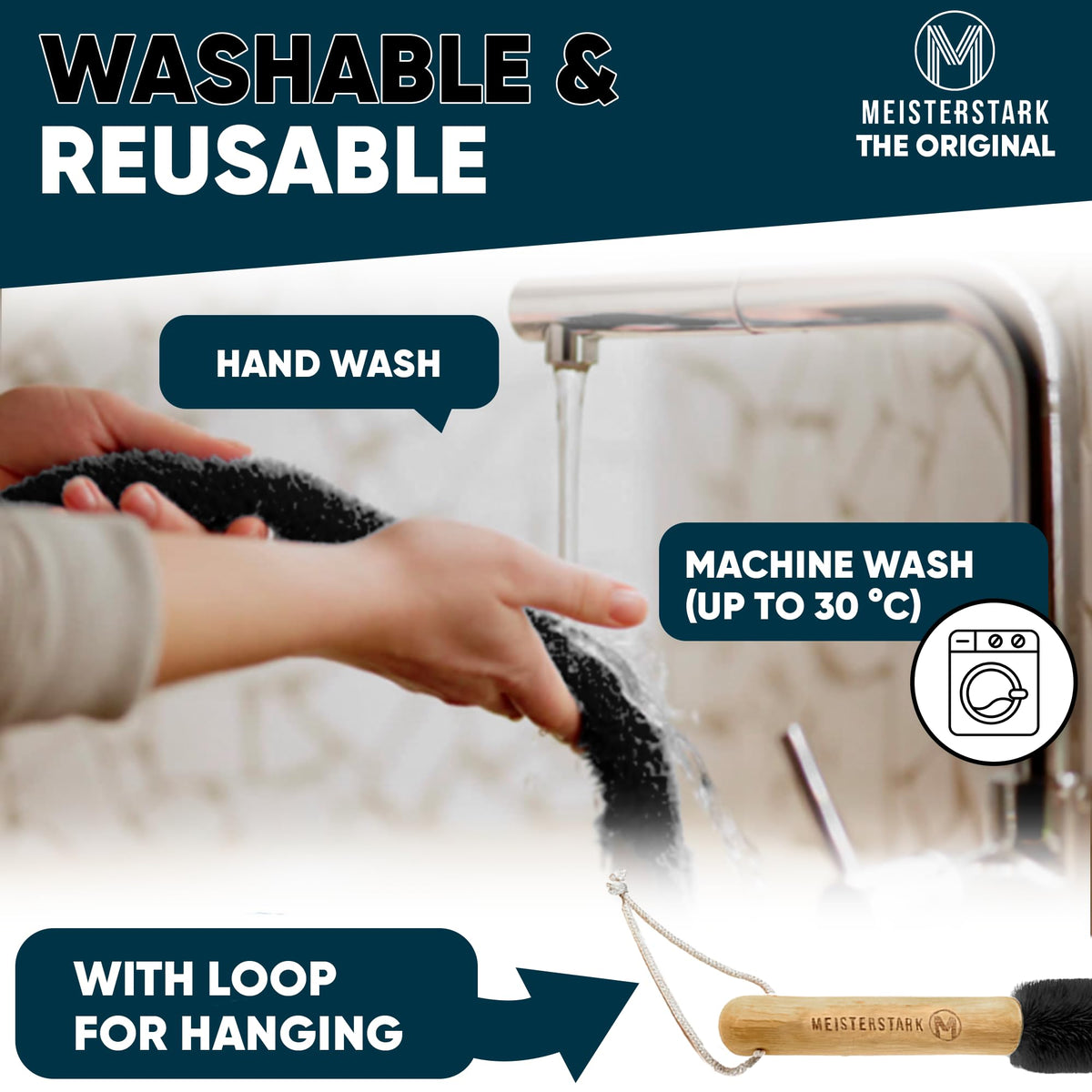 THE ORIGINAL Radiator Cleaner Brush 115cmI Long Radiator Brush for Cleaning