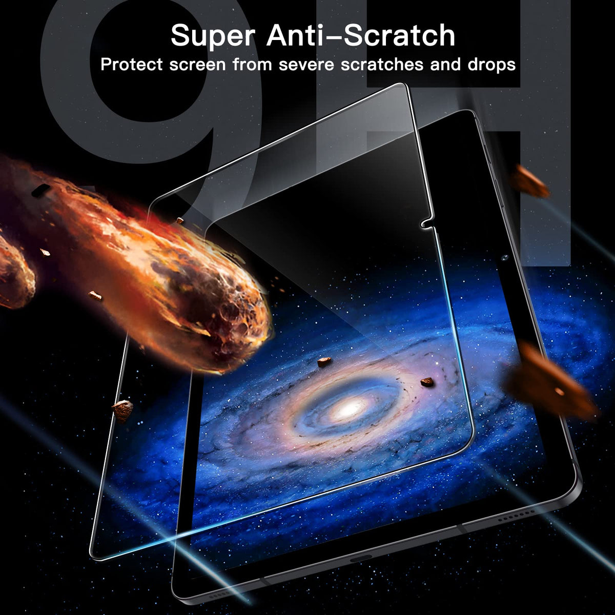 JETech Screen Protector for Samsung Galaxy Tab S6 Lite 10.4", 2-Pack
