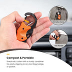 FUNBRO Small Pocket Knife, Cool Box Cutter with 1.34 Inch Sharp Blade