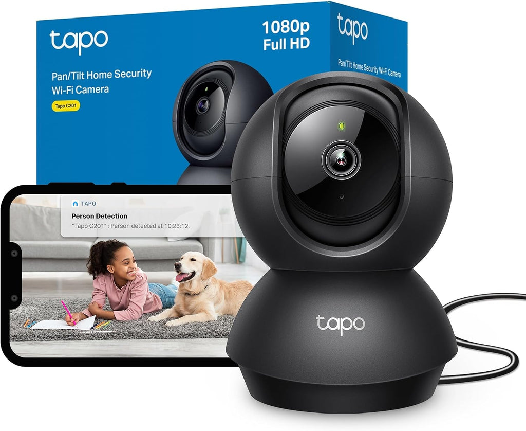 Tapo C201 Full HD Pan/Tilt Indoor Security Camera Pet Camera House Security