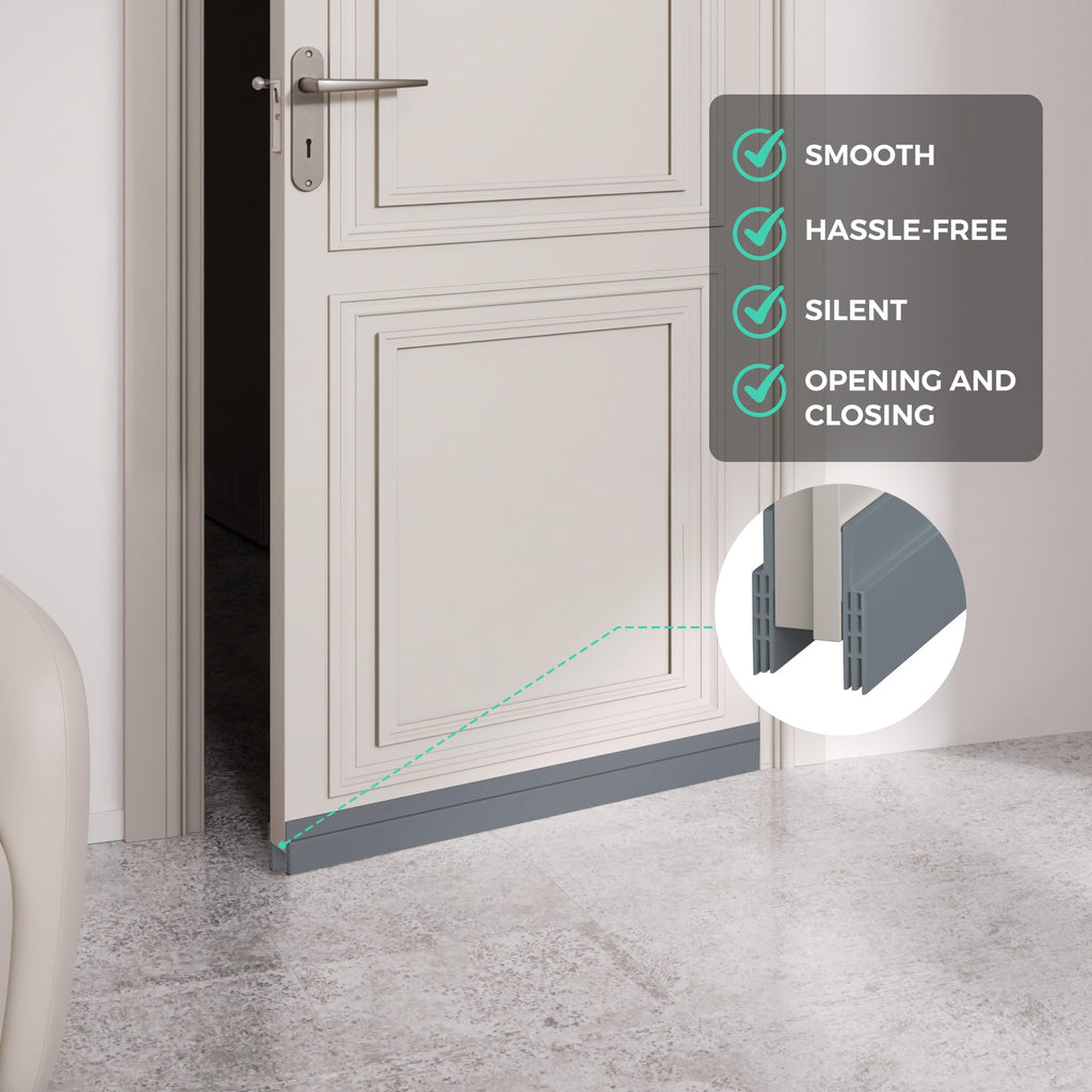 Hojoy Draft Excluder for Doors, Self Adhesive Door Draft Excluder 2 Pack