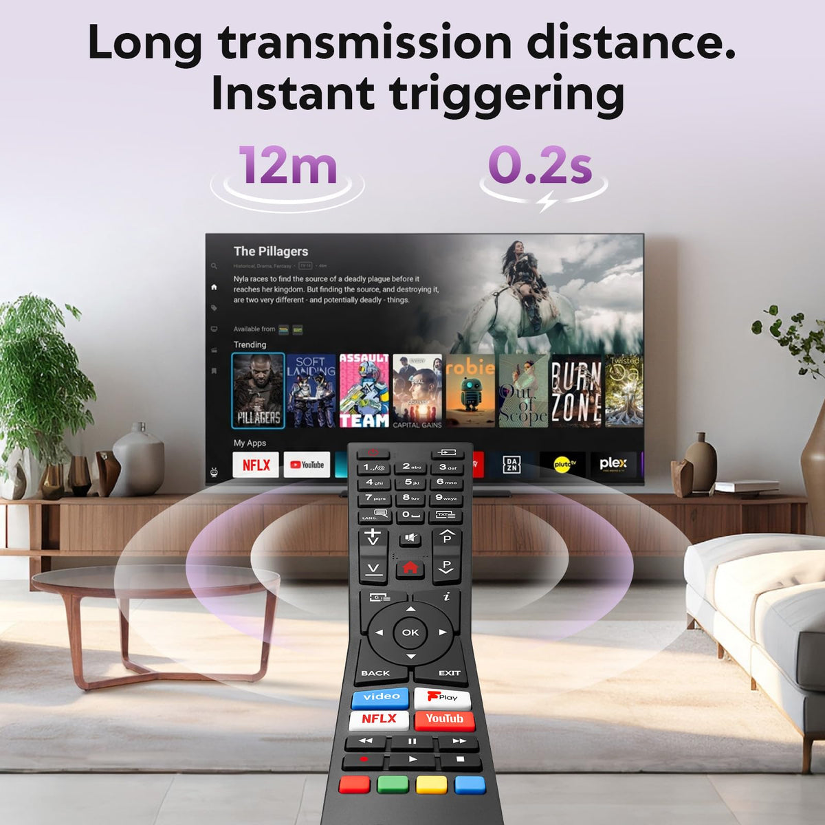 Universal TV Remote for Hisense-Smart-TV-Remote-Control-Replacement
