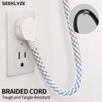 16/3 Black Extension Cord 6 FT Indoor, Short Extension Cord