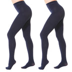 EVERSWE 2 Pairs Pack Women's Opaque Tights