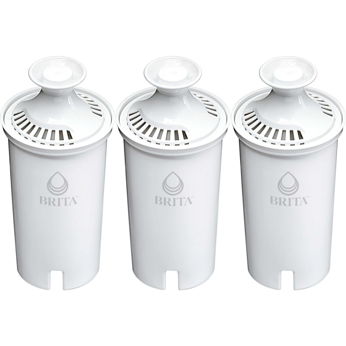 Brita Standard Pitcher and Dispenser Replacement Water Filters, White, 4