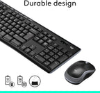 Logitech MK270 Wireless Keyboard and Mouse Combo for Windows