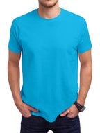 Love My Fashions Mens Plain T Shirt Crew Neck & Short Sleeve Cotton Tops for Men