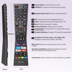 Universal TV Remote for Hisense-Smart-TV-Remote-Control-Replacement
