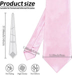 yenlk Men's Classic Necktie, Formal Tie for Weddings, Business and Prom