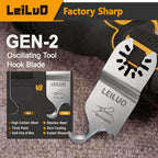 LEILUO 32Pcs Oscillating Tool Blades Wood Metal Multitool Blades Set