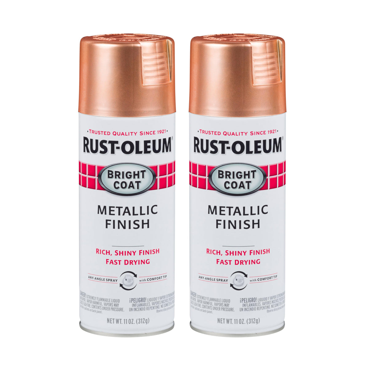 Rust-Oleum Stops Rust Bright Coat Metallic Spray Paint, Aluminum