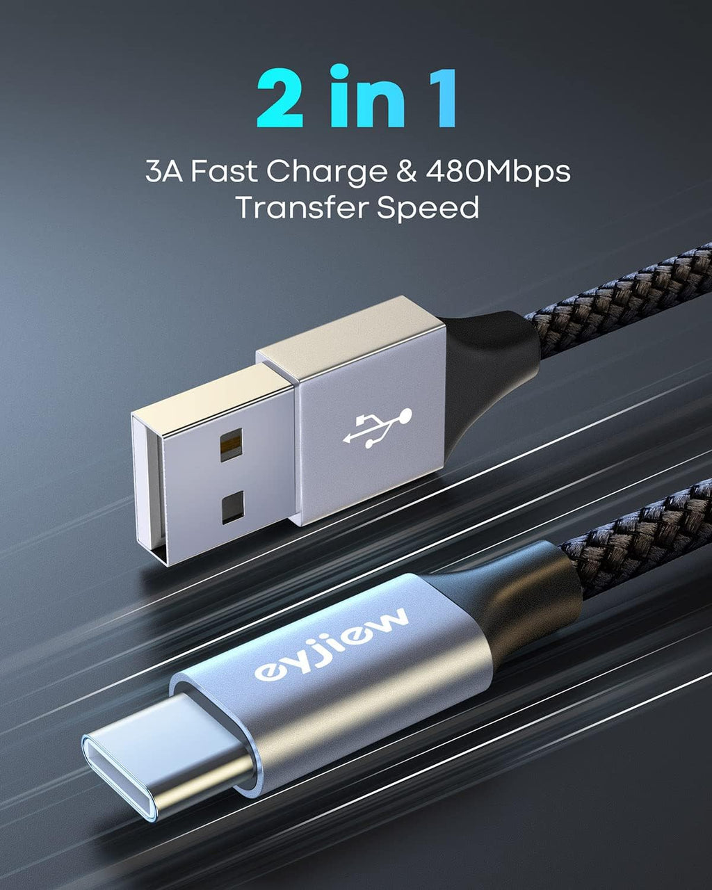 Extra Long USB C Cable 6m, USB to Type C Charger Cable Fast Charging Lead