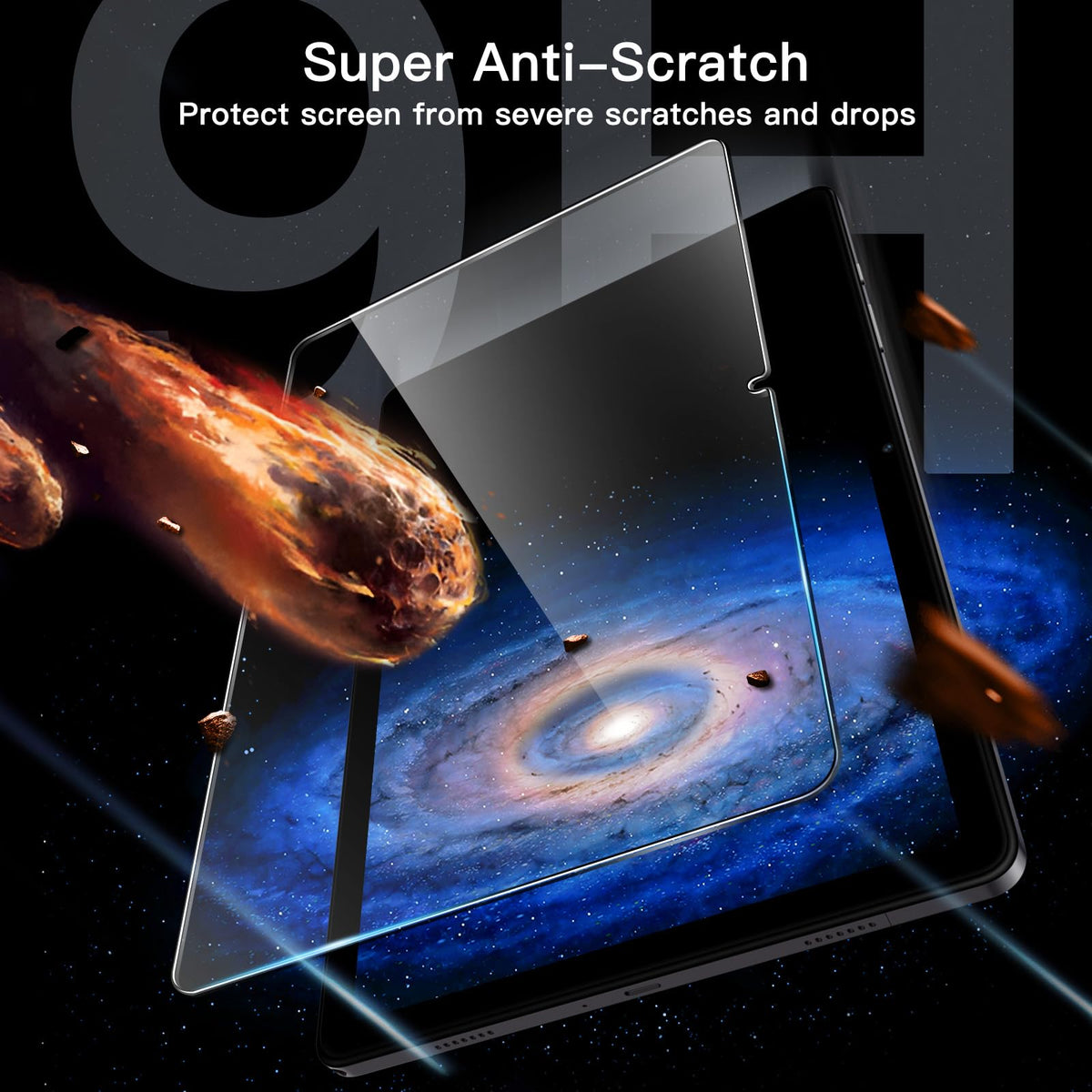 JETech Screen Protector for Samsung Galaxy Tab S6 Lite 10.4", 2-Pack